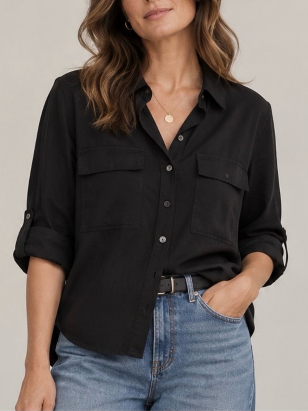 Babaton Utility Shirt — Size XS